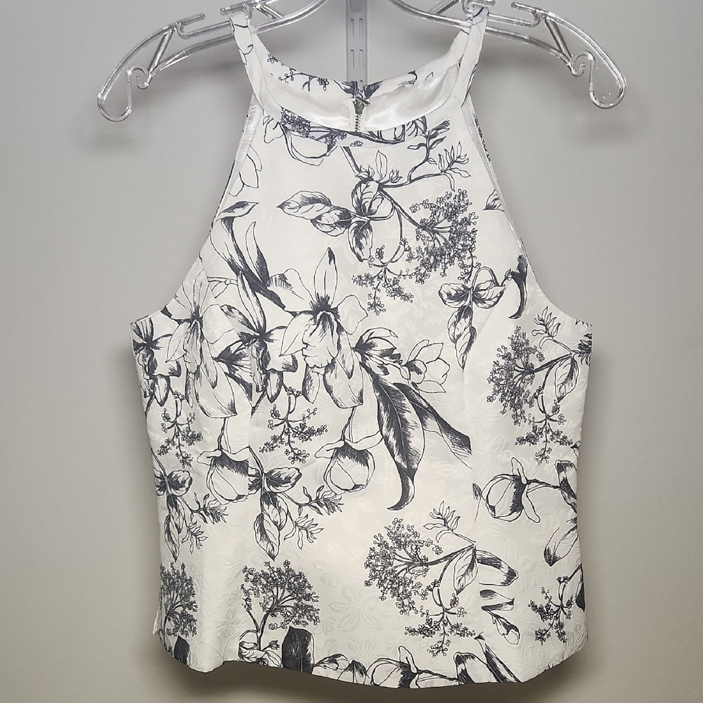 White House Black Market | Floral Strappy Top | 4